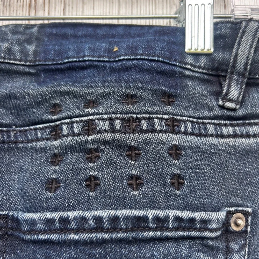 Ksubi Van Winkle Shadow Redye Skinny Jeans Men Size 28 Black Denim‎
